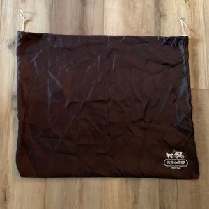 Coach brand dust bag
